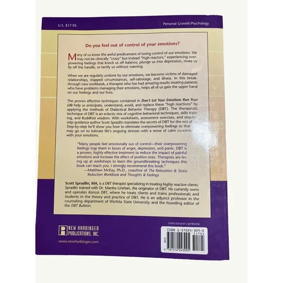 Don't Let Your Emotions Run Your Your Life  Self Help Workbook - Picture 10 of 12